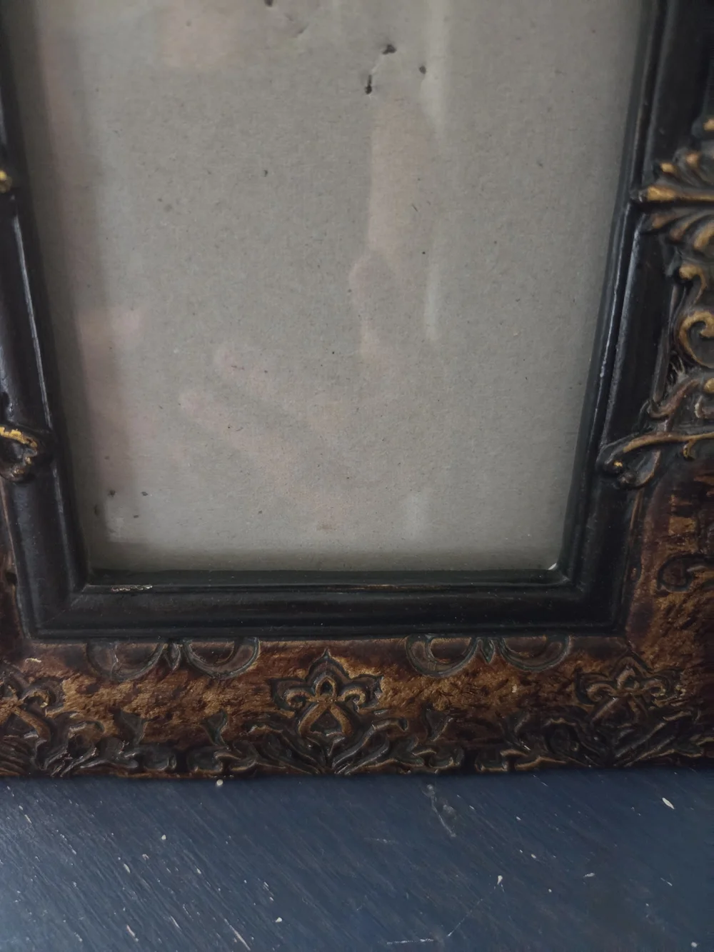Ornate Brown and Gold Decorative Photo Frame - Classic Home Accents